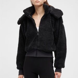 ALO Yoga Black Teddy Jacket